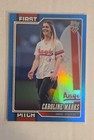 2026 Topps Series 1 Caroline Marks Blue Foil (RAW)