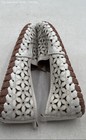 Spring Step Womens White Leather Round Toe Slip On Flower Loafer Flats EU 39 — photo 2