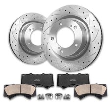 13.89 Front Brake Rotors Ceramic Pads For Tundra Sequoia Land Cruiser Lx570 13.89 Front Brake Rotors Ceramic Pads For Tundra Sequoia Land Cruiser Lx570