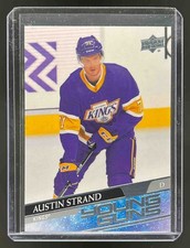 2020-21 UPPER DECK AUSTIN STRAND #722 YOUNG GUNS RC ROOKIE LOS ANGELES KINGS