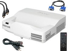 Maxell MP-AW4001 WXGA 1280 X 800 4200 LMNS UST LCD Projector 4200 Lumen BUNDLE