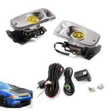 For 92-95 Honda Civic Eg Ej Si Ex Dx 23 Door Jdm Yellow Fog Light Kit