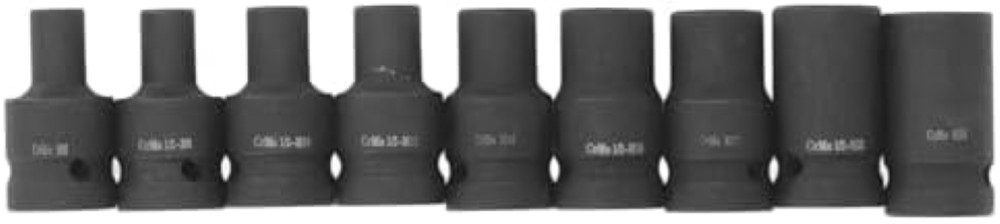 Set di Prese per Rubinetto 9 Pezzi 1/2 Pollice, Set di Bussole Quadrate per Chia