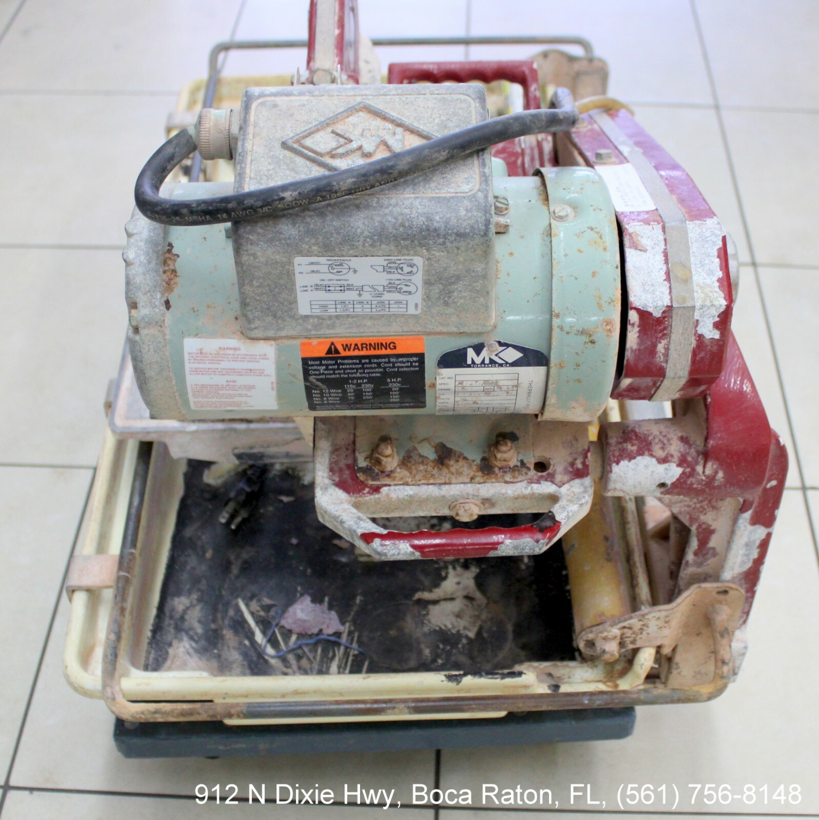 MK Diamond MK101 Series S 10inch Ceramic Tile Saw, Adjustable, Corded, Wet Saw eBay