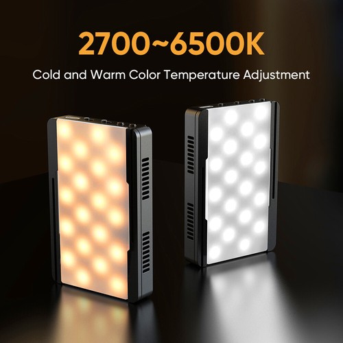 APEXEL Luce di Riempimento LED a Batteria Litio, Dimmerabile 2700-6500K per LiveStream YouTube - Foto 6 di 11