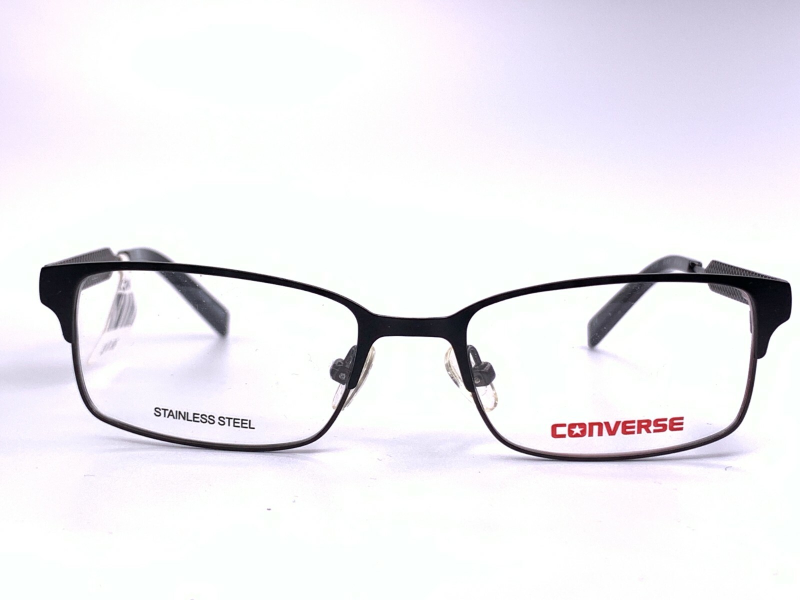 Converse Glasses K102 Black Horn Rim Rectangle Boys Kids Frames 46-16-130 A1 | eBay Converse Glasses K102 Black Horn Rim Rectangle Boys Kids Frames 46-16-130 A1 | eBay