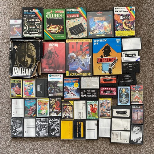 Job Lot ZX Spectrum Games Some Rare Titles Boxed + C15 Blanks Genuinely Untested