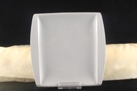 6X Teller Servierteller Flachteller Porzellan Weiß Gastronomiebedarf Ca.31X30,5
