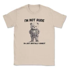 I'm Not Rude Unisex T-Shirt Retro Cartoon T Shirt, Weird T Shirt, Meme T Shirt,