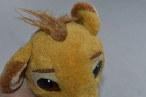 Vintage Lion King Purring Simba Baby Cub Leaf Collar 90s Disney Plush 1993 - Picture 9 of 9