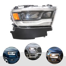 Headlight For 2019 2020 2021 Dodge Ram 1500 Full Led Right Passenger Headlamp Rh Headlight For 2019 2020 2021 Dodge Ram 1500 Full Led Right Passenger Headlamp Rh