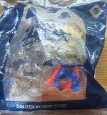 McDonalds Marvel Thor Love and Thunder Kids Happy Meal Toy Golden Armor Thor 5