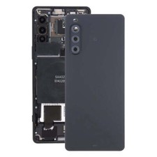 For Sony Xperia 10 V Original Battery Cover Rear Back Glass Camera Lens Black