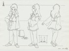 The Twelve Kingdoms Juuni Kokki Original Model Sheet Print Copy Pierrot - Enki — photo 1