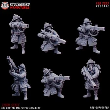 Shi Gun-Tai Melt Rifle Infantry - Wargames - 9th age - d&d - gaming tabletop