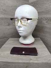 Vintage 1950s Kids 4 13/16" Kids Glasses Frames Ear Loops 40-18 Retro