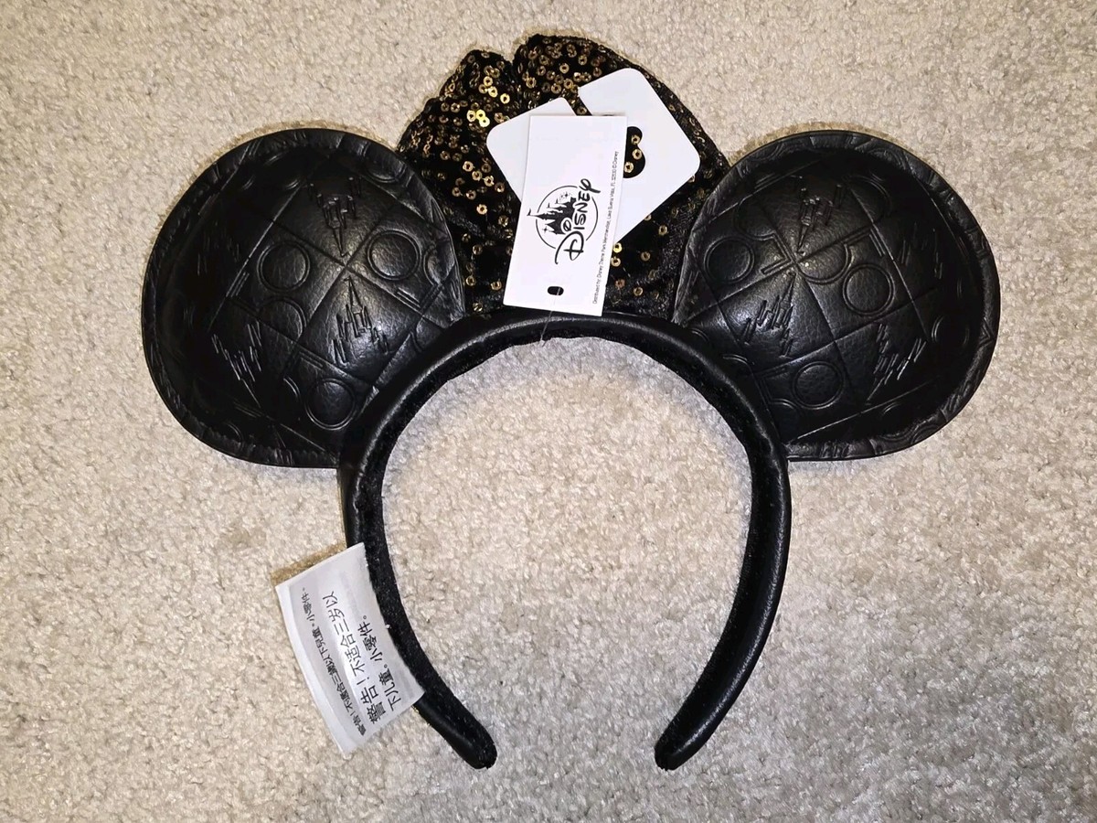 Disney Parks 50th Anniversary Luxe Minnie Ears 24K Gold Plated Genuine Leather PHOTOS: New Limited Edition 50th Anniversary Luxe Logo  main image 3