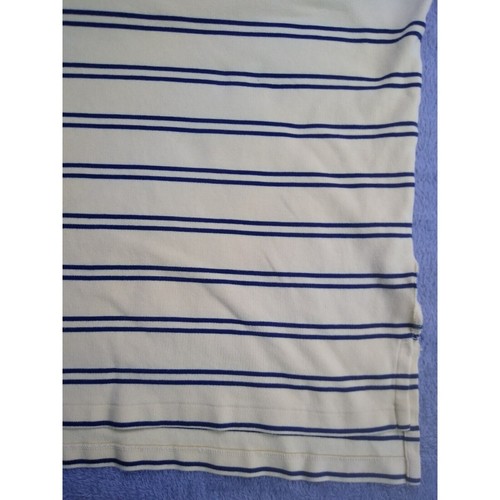Vintage Polo Ralph Lauren Shirt Adult XX Large Yellow Striped Blue Pony Preppy - Picture 6 of 15