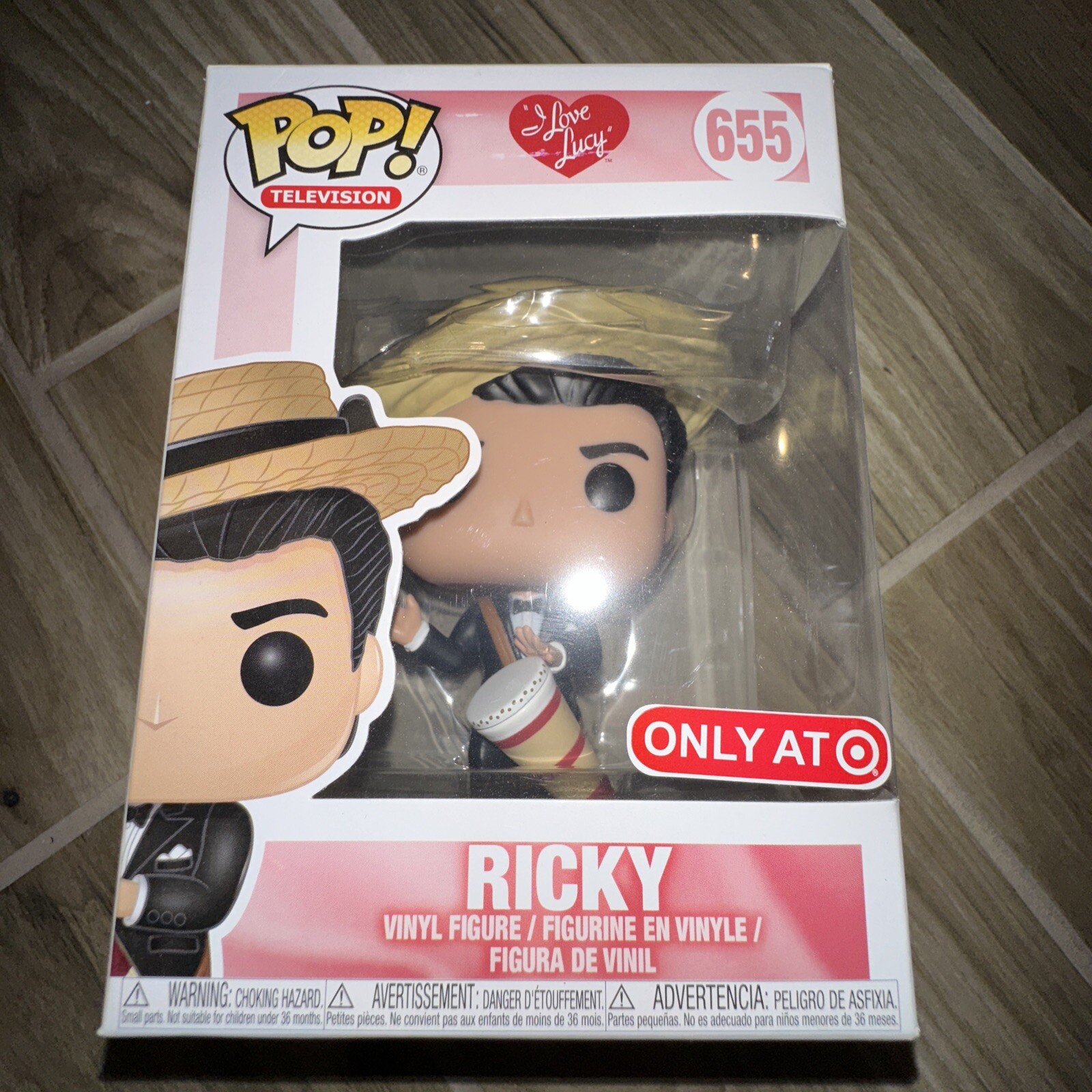 Funko Pop! I Love Lucy Ricky Ricardo #655 Vinyl Figure Target Exclusive New Tv