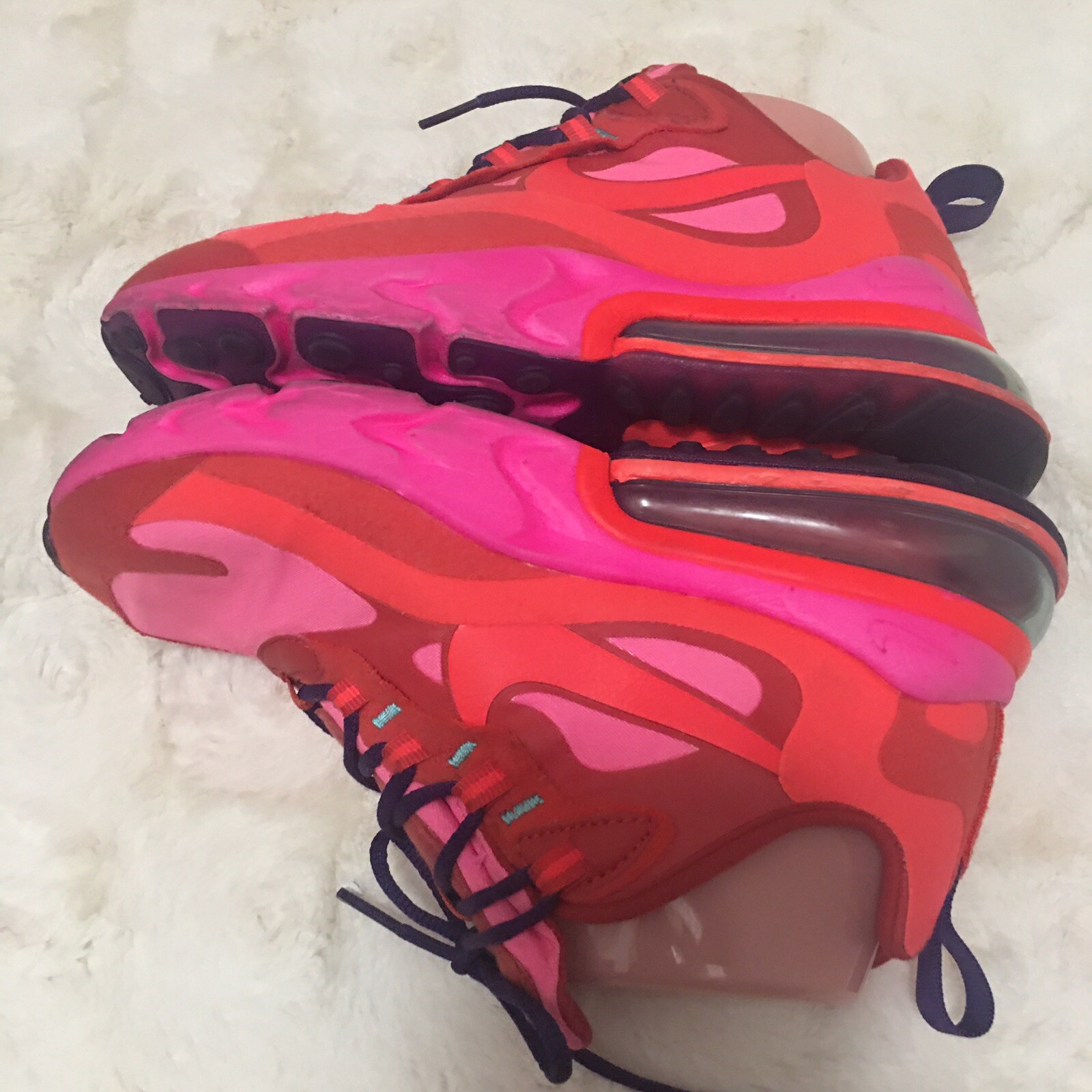 Size 6 - Nike Air Max 270 React Mystic Red Pink B… - image 6