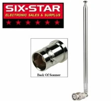 ANTENNA FOR POLICE FIRE SCANNER FREQUENCY COUNTER FIELD STRENGTH METER TESTERBNC