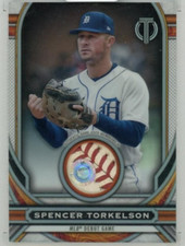 2023 Topps Tribute Milestone Relic Card #MR-ST Spencer Torkelson 10/10