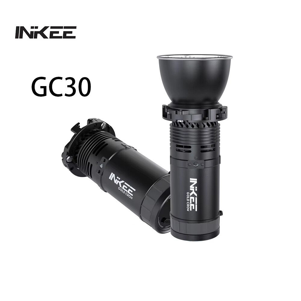 (美品)Inkee Gold Crow GC30 ビデオライト INKEE Gold Crow GC30 30W LED Video Light 2700K-6500K