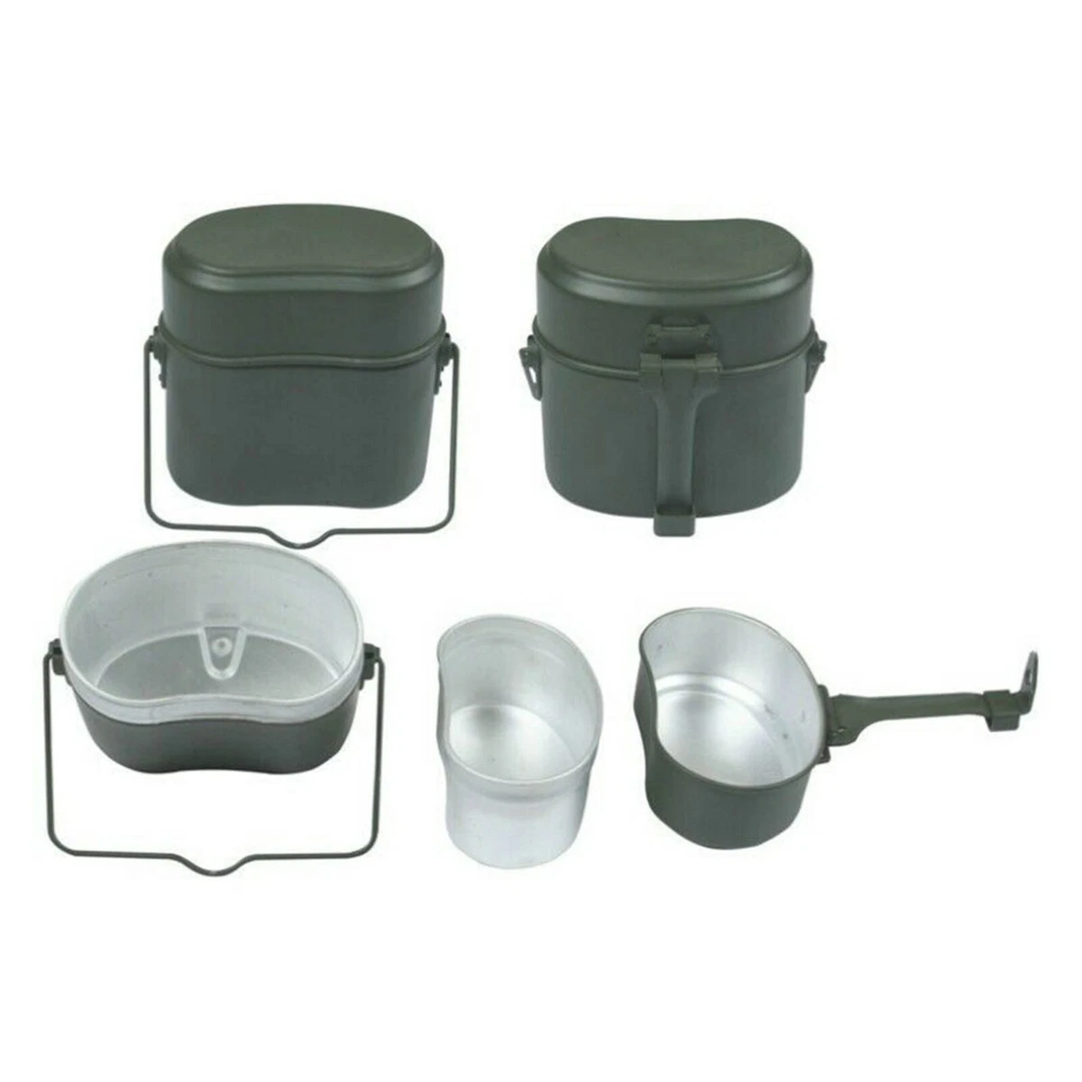 Camping Cookware Mess Kit Portable Outside Camping Cooking