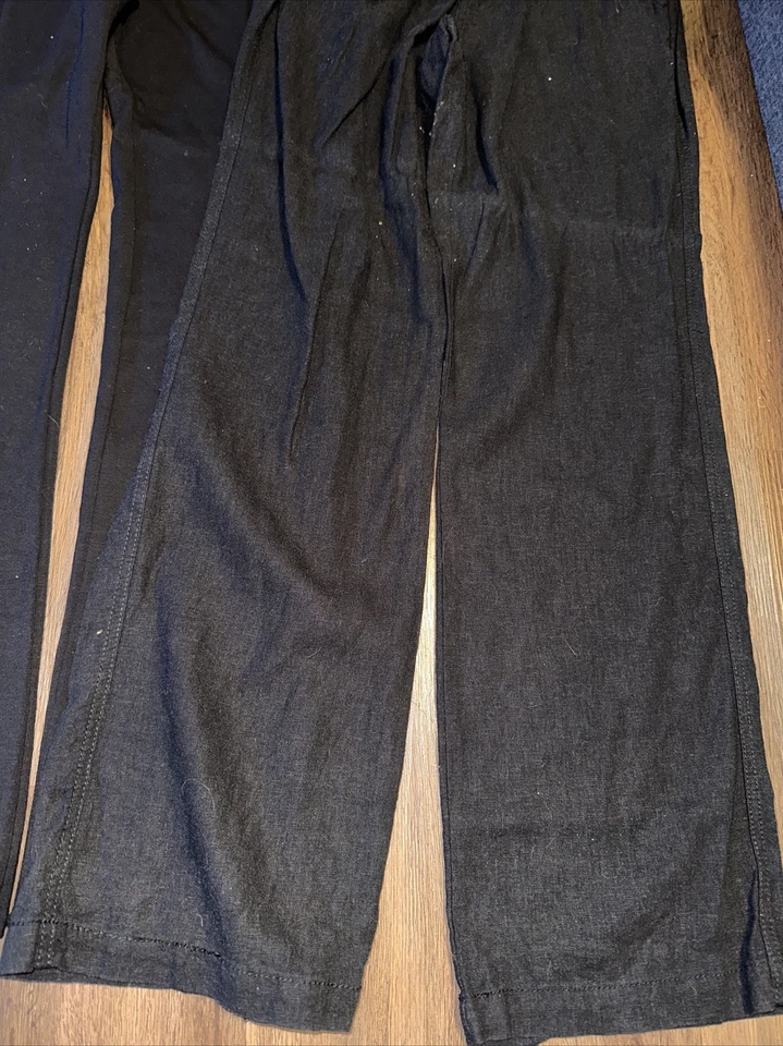 Лот из 2 размера большой леггинсы женщины, смесь брендов, твердый черный, смесь узор брюки - Изображение 4 из 4