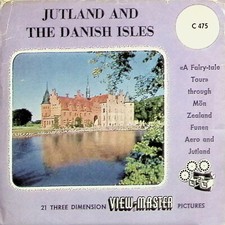 Jutland Denmark And The Danish Isles 3d View-Master 3 Reel Packet -  Full Color