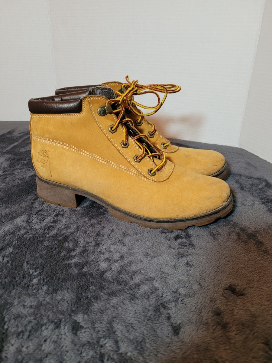 timberland ladies dress boots Womens 9.5M Wheat Tan Kinsley Ankle Bootie Heels Leather 78360 hot prom dress