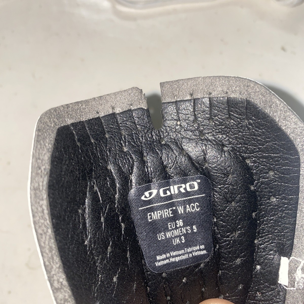 Giro Empire ACC Cycling Shoe Women's Size 5 US / 36 EU White