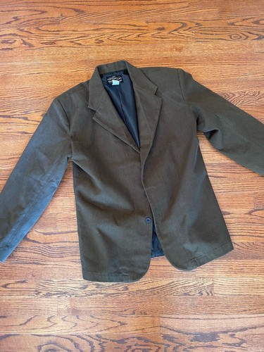 Historical Emporium All Cotton Sable Brushed Sack Coat-Mens Size 44-EUC-blazer - Picture 5 of 14