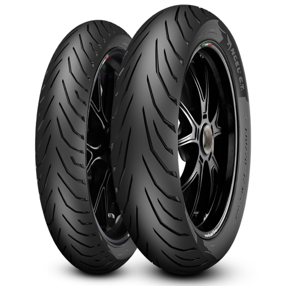 TYRE PAIR PIRELLI 2.50-17 43P + 100/90-17 55S ANGEL CITY CT - Image 20