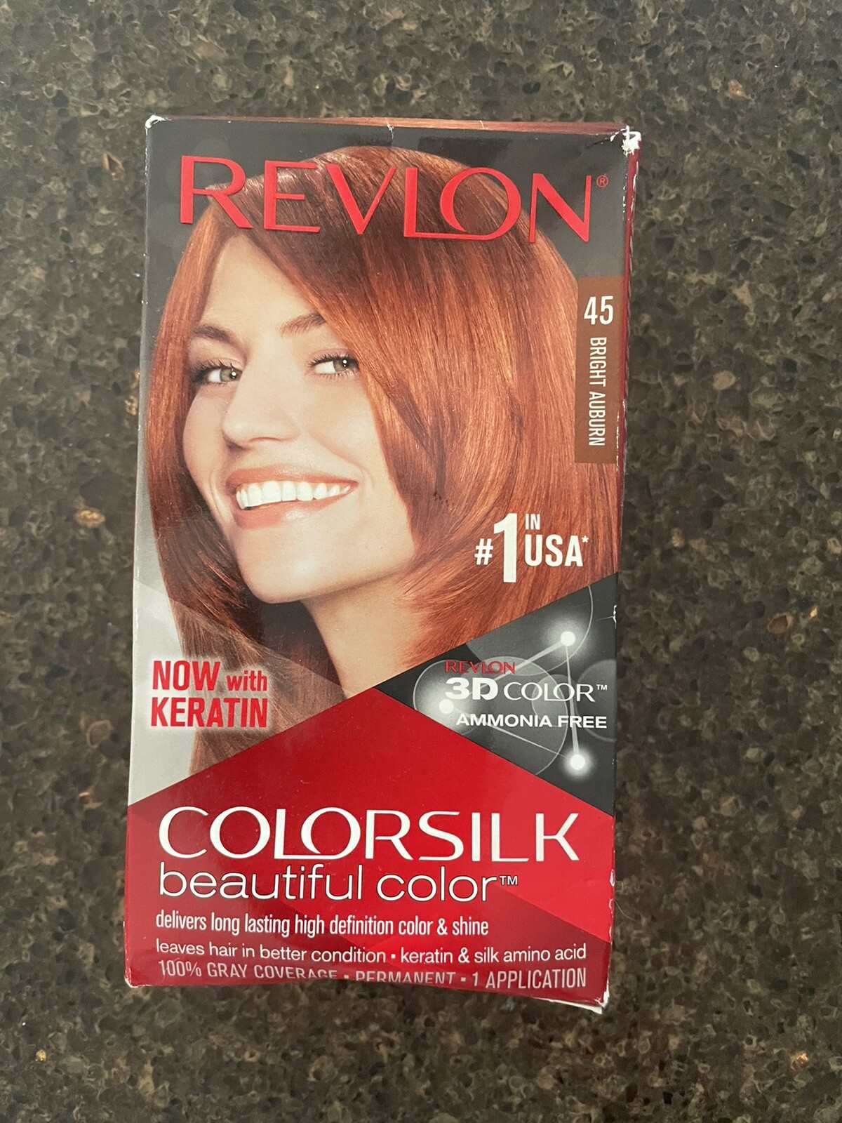 Revlon Colorsilk Beautiful Hair Color Dye 45 Bright Auburn BRAND NEW IN BOX