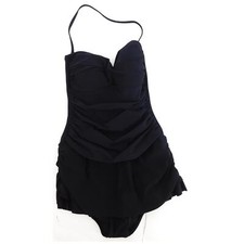 Profile by Gottex Tutti-Frutti Twist Bandeau One Piece Swimsuit Black Size US 6