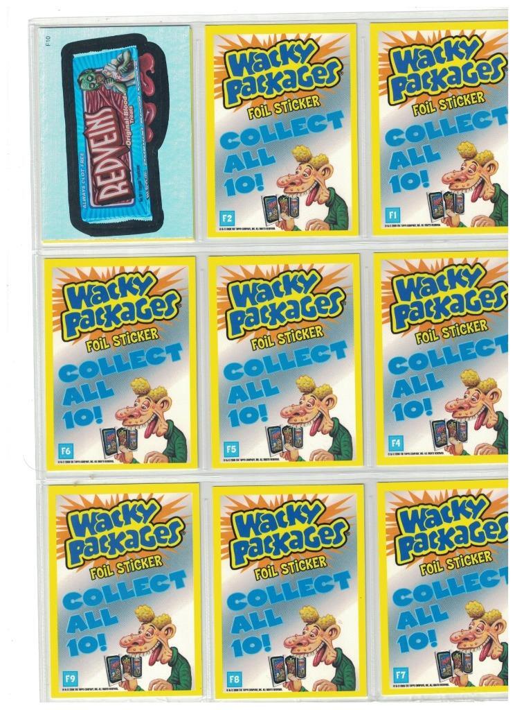 2006 WACKY PACKAGES ALL NEW SERIES 3 ANS 3 COMPLETE SET OF 10