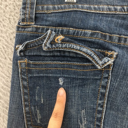 Vigoss New York Boot Jeans Womens 13 (Actual 36x32) Blue 5 Pockets Mid Rise - Picture 13 of 19