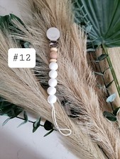 TAYLOR MAE  Non-Toxic BPA Free Pacifier Clips Tethers Holder Baby Teethers 12