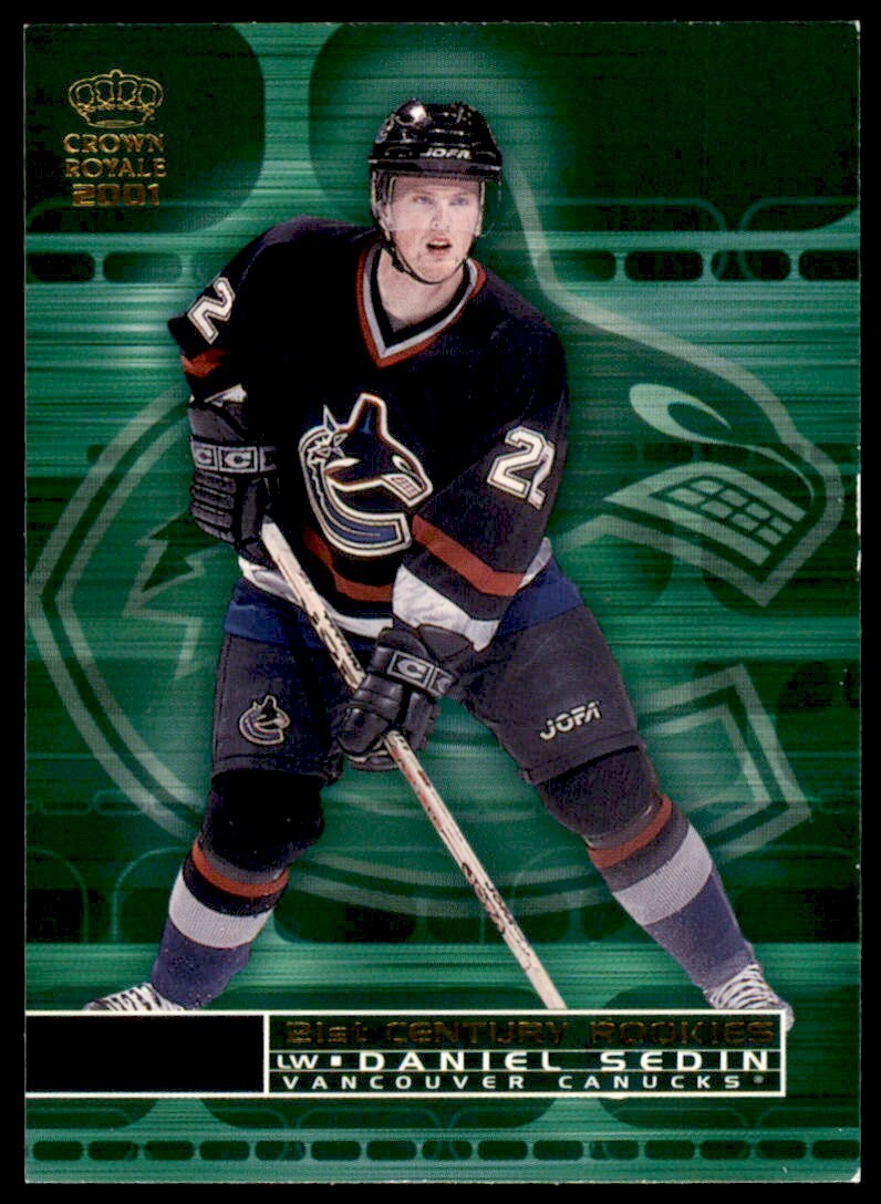 2000-01 Pacific Crown Royale 21st Century Rookies Daniel Sedin #24