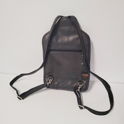 canyon outback leather computer backpack Canyon Outback Bag Leather Messenger Computer Backpack Black COCA COLA Logo