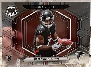 Bijan Robinson 2023 Panini Mosaic NFL Debut Rookie #ND-9 Atlanta Falcons