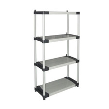 Scaffale Modulare con 4 Ripiani Portata Max 80KG Mongardi 80X40X168CM  Salvaspaz