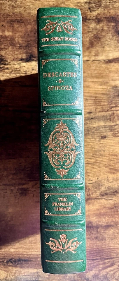 Descartes: Philosophical Spinoza: Ethics Franklin Library The Great Books Rare! - Image 3 of 4