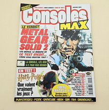 Magazine Consoles Max | Metal Gear Solid 2 | Smash Bros Melee | Shenmue 2 ....