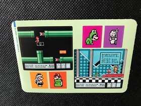 Super Mario Bros 3 Famicom History Book Sealdass Sticker Japanese NINTENDO