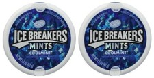 2x ICE BREAKERS Minz Coolmint Zucker Frei Mit Kühlung Kristalle American Bonbons