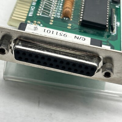 NEW 8bit ISA PARALLEL PORT Card Addressable IRQ 8-Bit PC XT AT