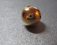 14K Gold Filled Smooth Seamless Round Bead Spacer 8mm 1pc