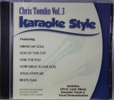 Chris Tomlin Volume 3 Christian Karaoke Style NEW CD G Daywind 6 Songs